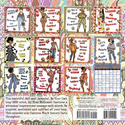 Be Your Own InspHERation 2027 Afrocentric Wall Calendar #2